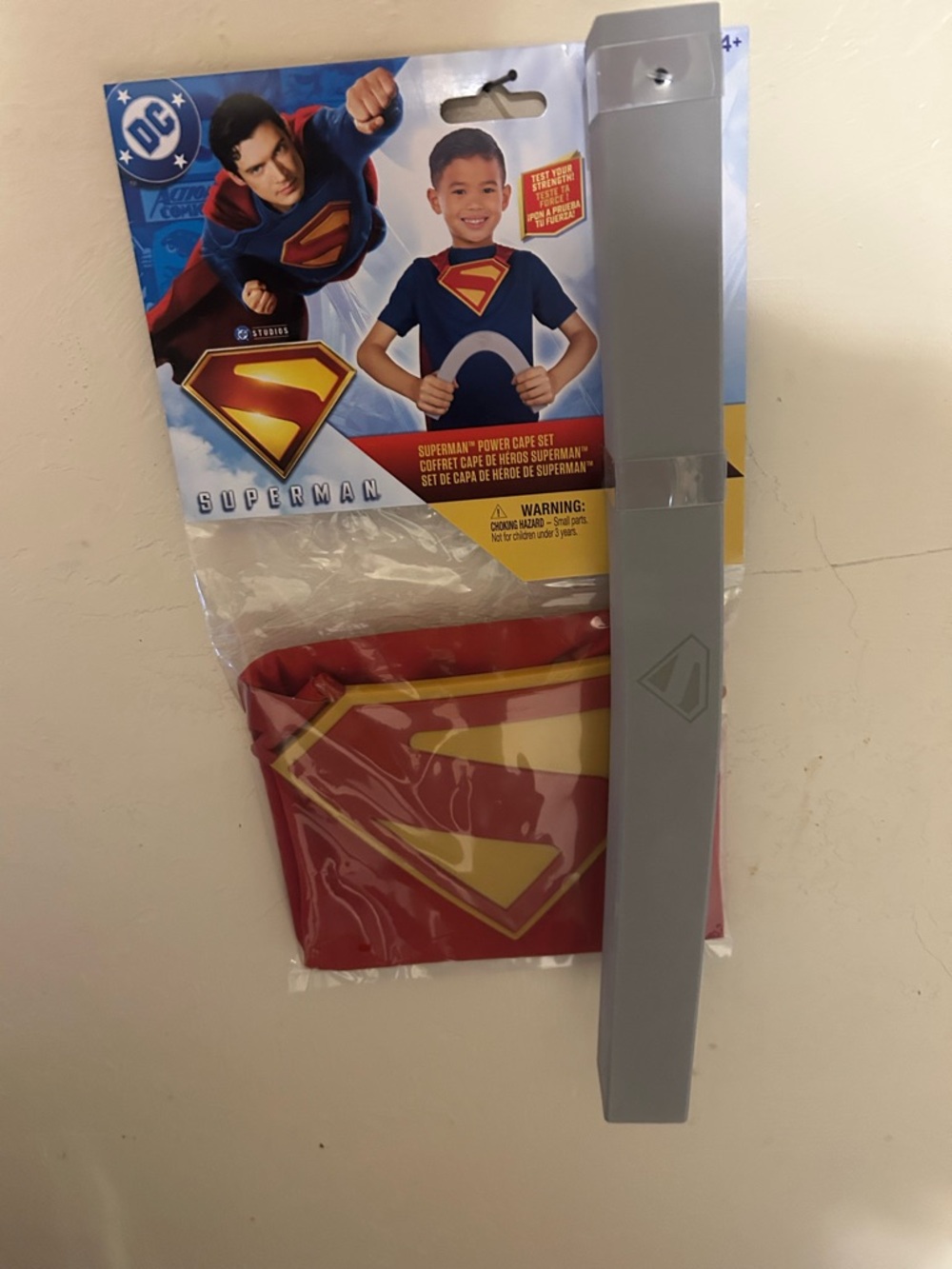 SUPERMAN Power Cape Set Superhero kids Halloween Costume Accessory cosplay